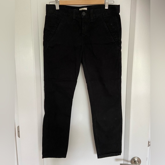 Crippen cropped black khaki pants size 27 - Picture 2 of 6